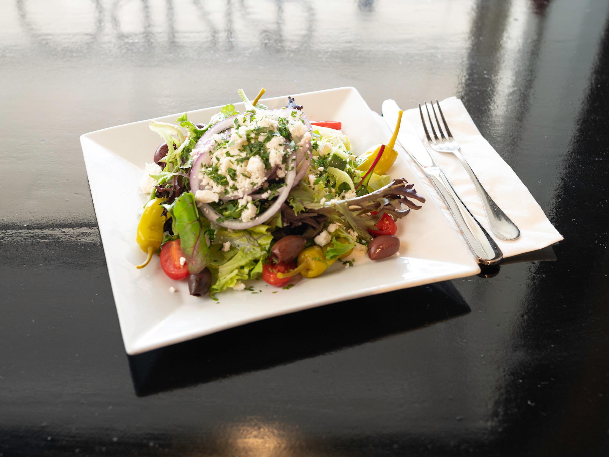 Order Greek Salad food online from Bistro 804 store, Richmond on bringmethat.com