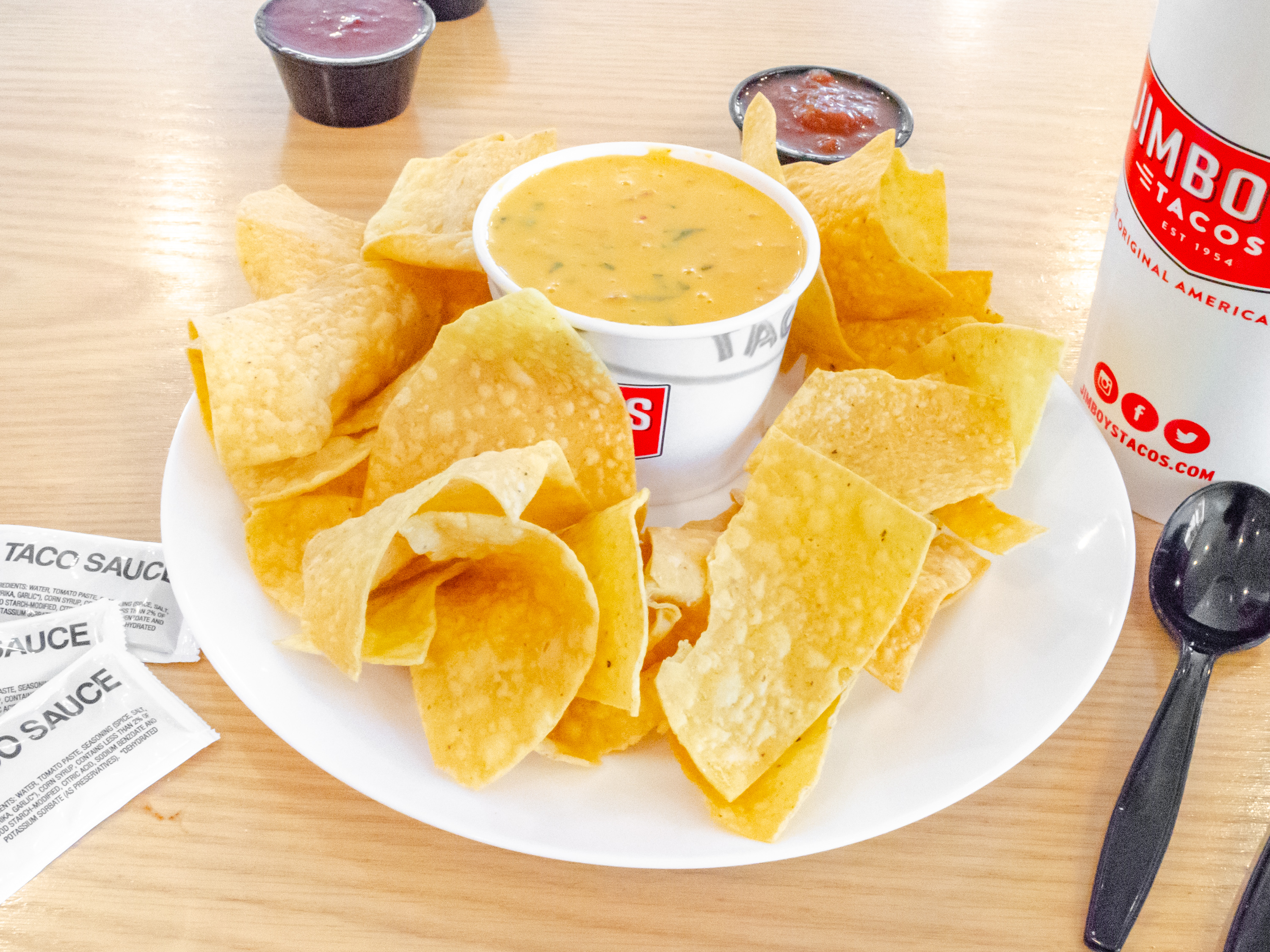 Order Queso & Chips food online from Jimboy Tacos store, Rocklin on bringmethat.com