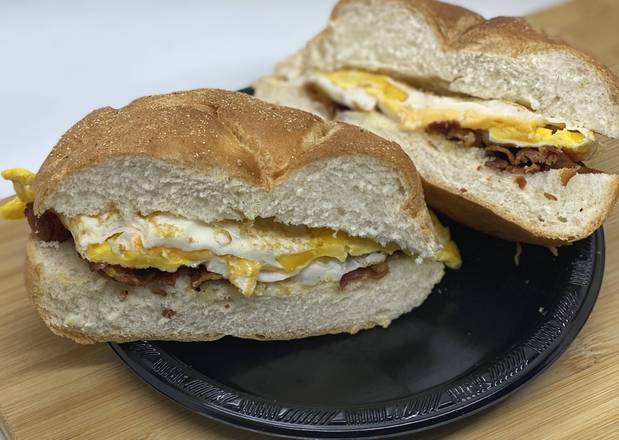 Order Bacon Egg And Cheese food online from Charlies Bagel & Deli store, Woodbridge on bringmethat.com