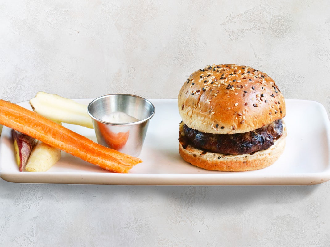 Order Kids Grass-Fed Burger* food online from True Food Kitchen store, King of Prussia on bringmethat.com