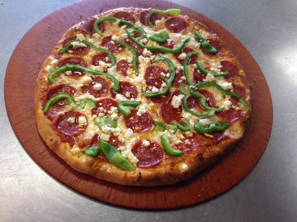 Order Cheese Pizza - Medium food online from MVP Pizzeria store, Woonsocket on bringmethat.com