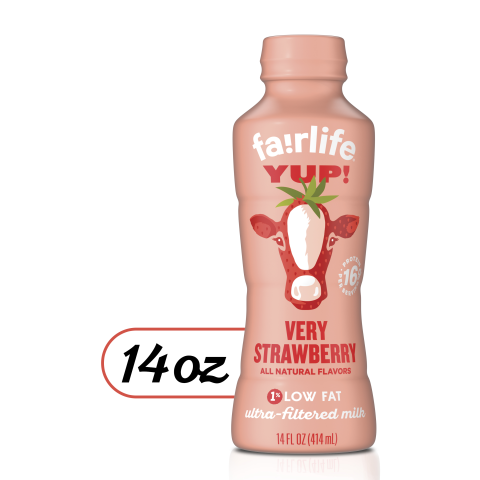 Order Fairlife Yup! Very Strawberry 1% 14oz food online from 7-Eleven store, Stockton on bringmethat.com