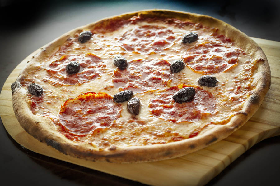 Order Diavola Pizza food online from Pizzeria Bruno store, Sutton on bringmethat.com