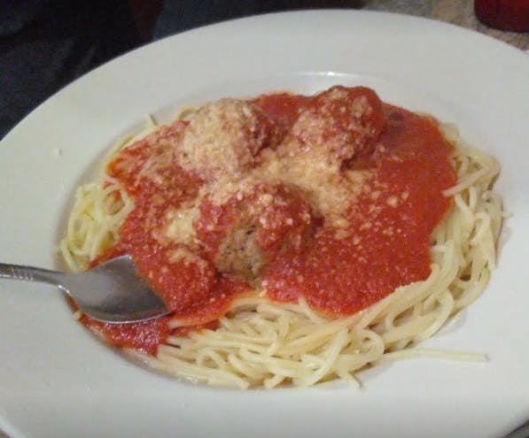 Order Spaghetti with Three Meatballs - Pasta food online from La Dolce Casa store, Tamaqua on bringmethat.com