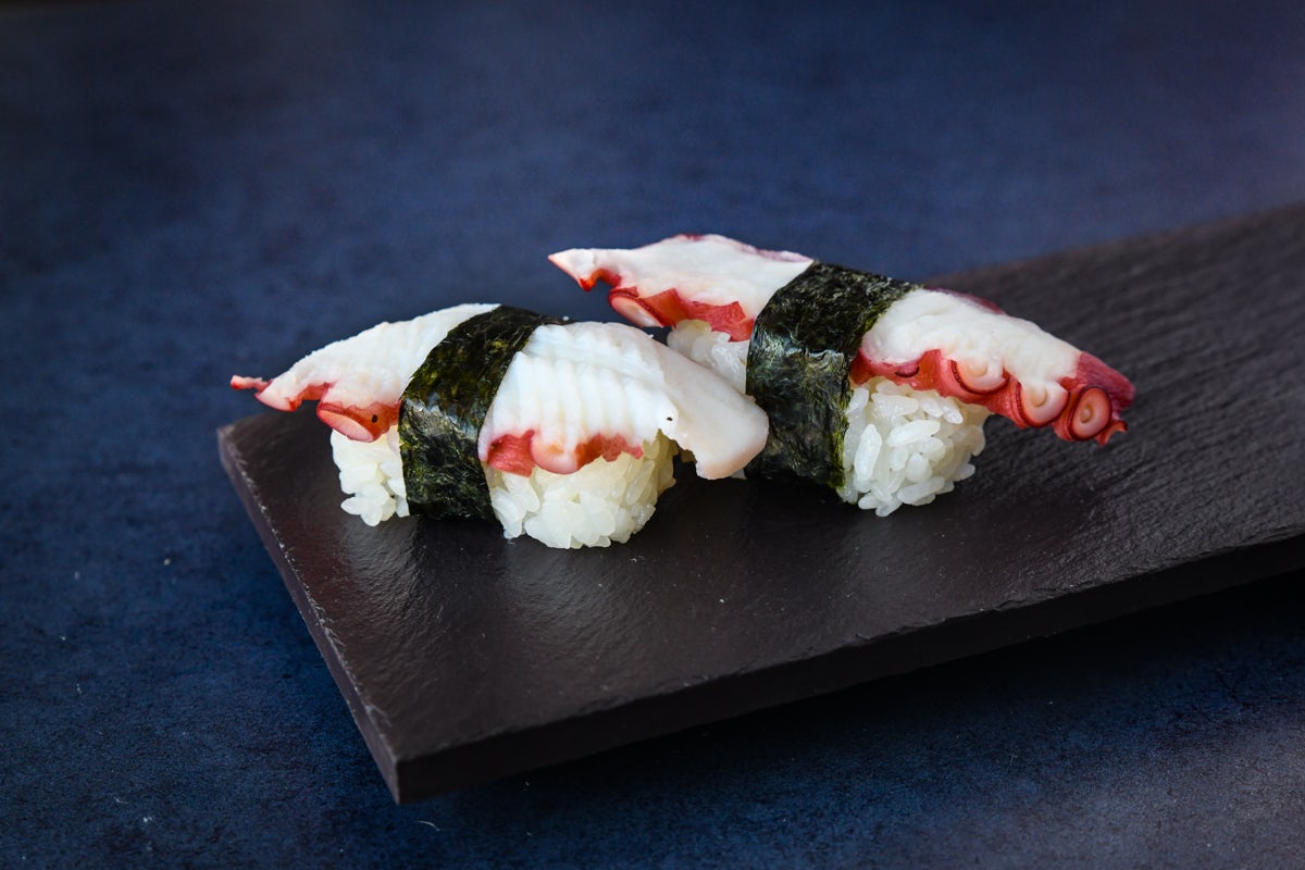 Order TAKO NIGIRI food online from Blue Sushi Sake Grill store, Lincoln on bringmethat.com