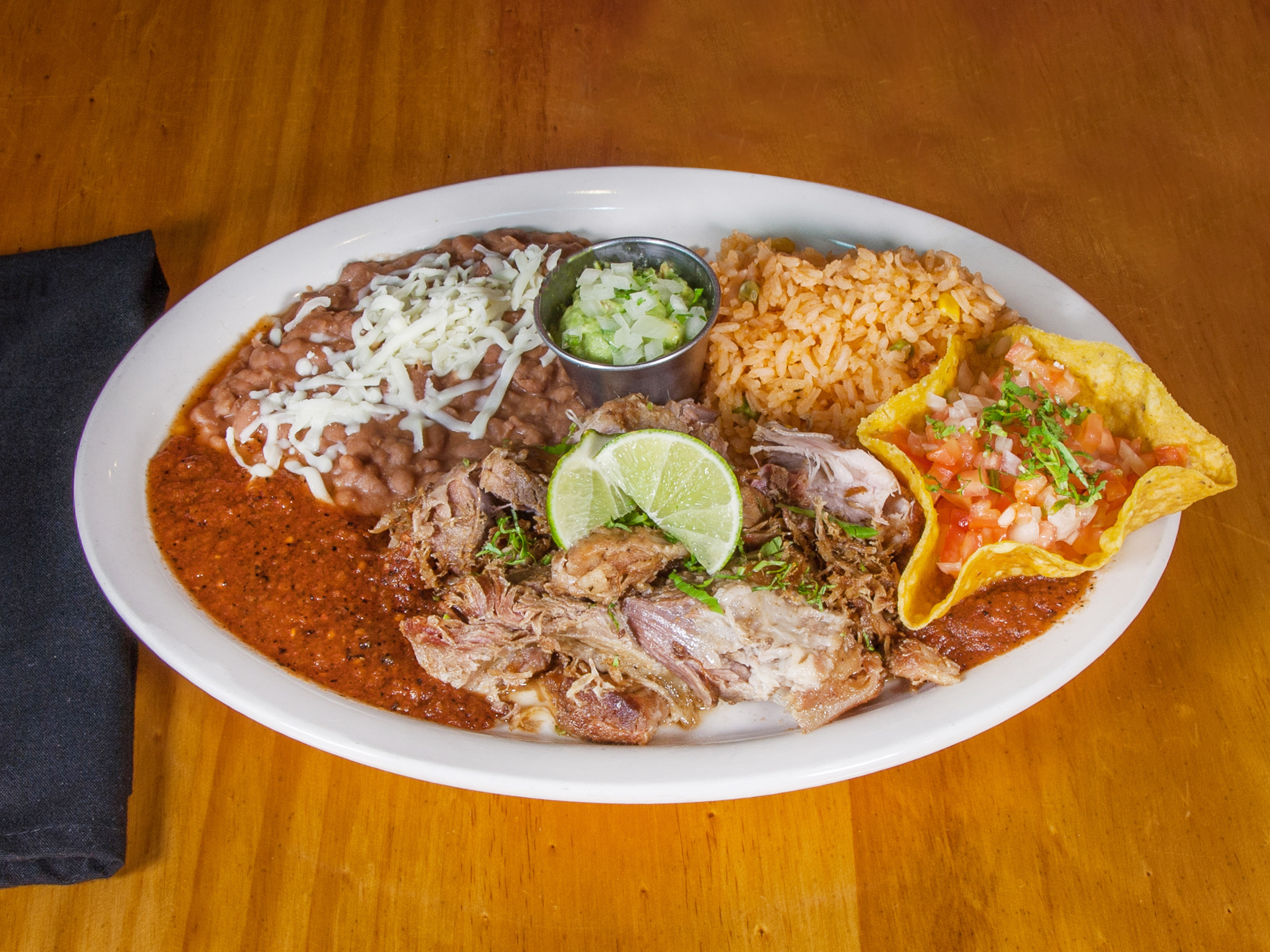 Order Carnitas Entree food online from Mexican Republic store, Forest Park on bringmethat.com