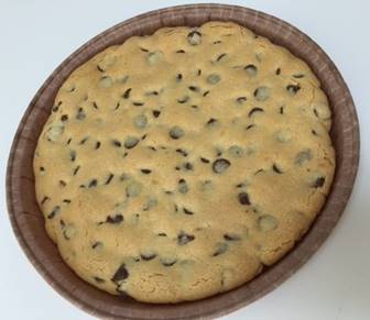 Order Giant Fresh Baked Chocolate Chip Cookie food online from Dolly Pizza Walled Lake store, Walled Lake on bringmethat.com