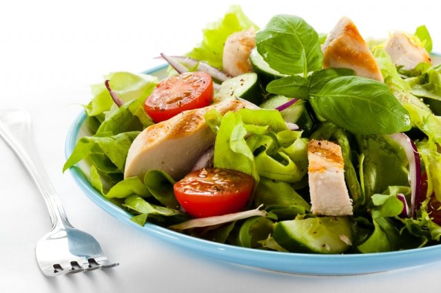 Order Char-Broiled Chicken Caesar Salad food online from Fricker store, Findlay on bringmethat.com