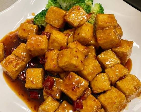 Order 宫付 Kung Pao Tofu food online from Spices 3 Restaurants store, Oakland on bringmethat.com