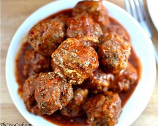 Order Side Meatball  food online from Old Country Pizzeria store, East Weymouth on bringmethat.com