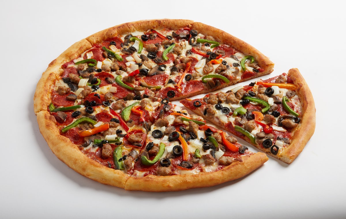Order Supremo Whole Pizza food online from Sbarro store, Rosemont on bringmethat.com