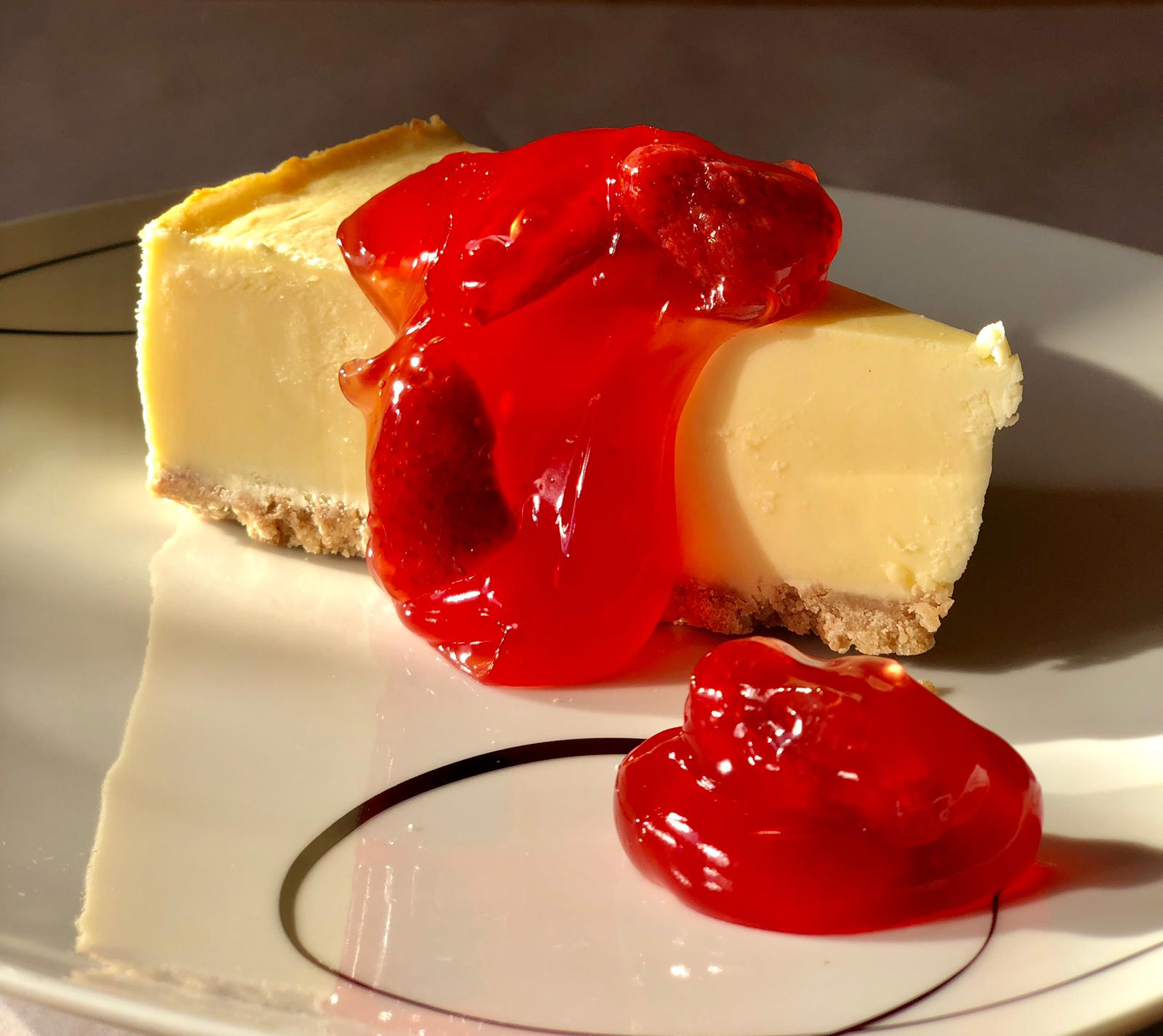 Order Strawberry Cheesecake food online from Morton's Pizza store, Mattapan on bringmethat.com