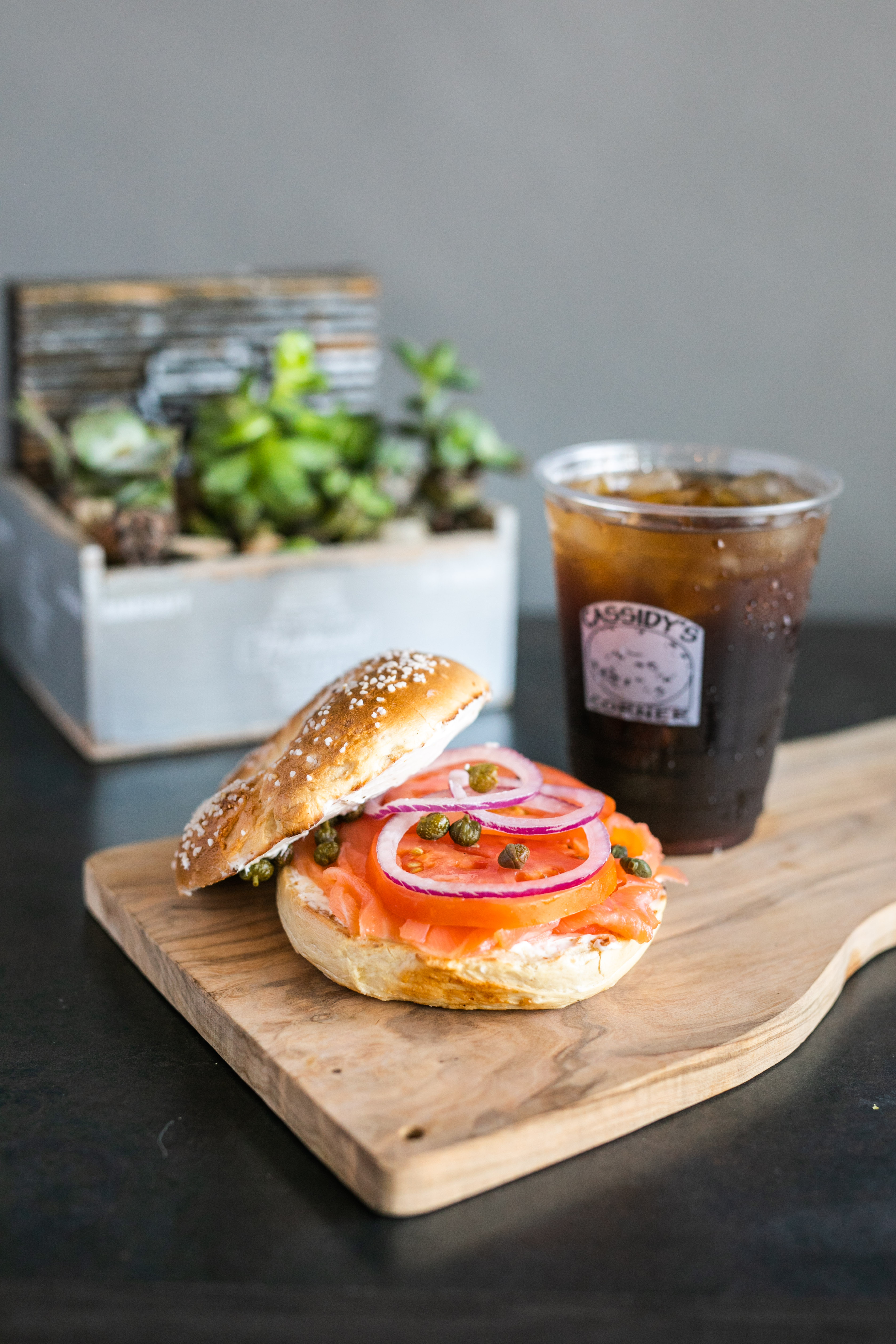 Order The Lox Sandwich Lunch food online from Cassidy Corner Cafe-Bixby Knolls store, Long Beach on bringmethat.com