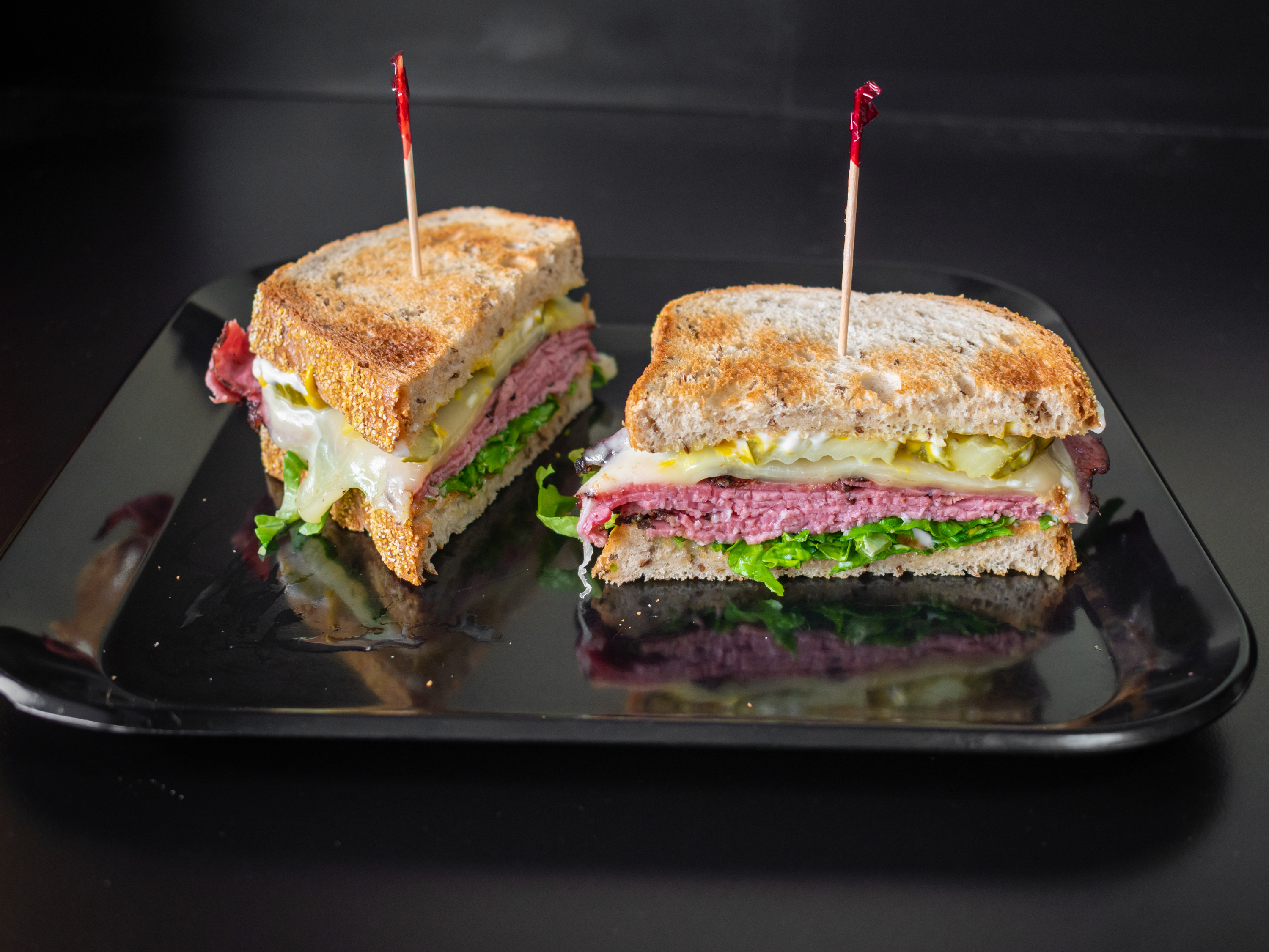 Order Hot Pastrami- Toasted “our way” food online from The Brown Bag store, Palm Desert on bringmethat.com