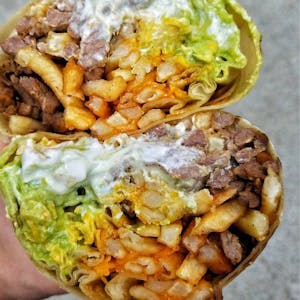 Order California Burrito food online from El Caballo Wraps store, Alameda on bringmethat.com