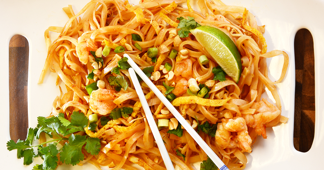 Order 18. Pad Thai Noodles food online from Siam Classic store, Manassas on bringmethat.com