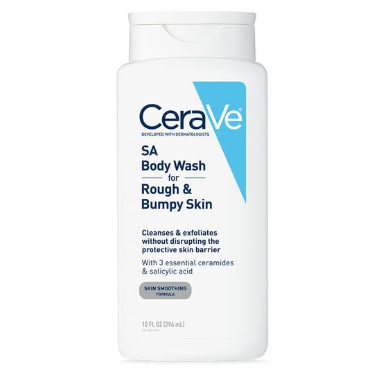 Order CeraVe SA Body Wash for Rough & Bumpy Skin, Skin Smoothing, 10 OZ food online from Cvs store, LANCASTER on bringmethat.com