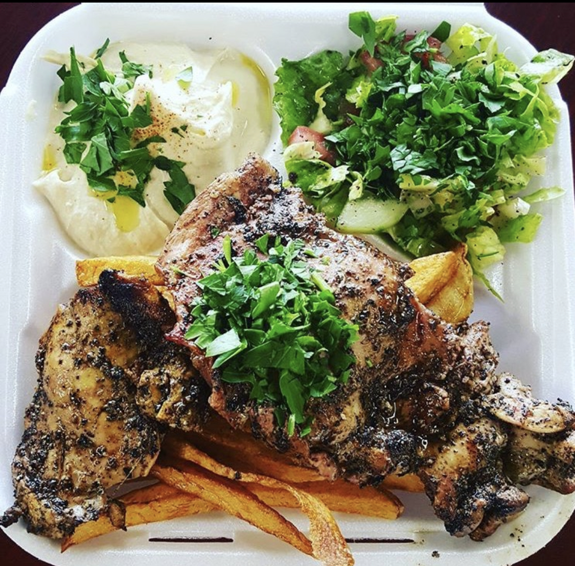 Order Grilled Chicken food online from Amena Mediterranean Cafe and Bakery store, Las Vegas on bringmethat.com
