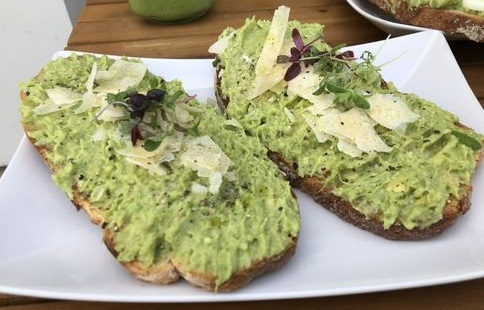 Order Smashed Avocado Toast food online from Beach Cities Cafe store, Redondo Beach on bringmethat.com