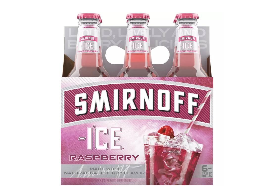 Order Smirnoff Ice Raspberry - 6pk/11.2 fl oz Bottles food online from Windy City Liquor Market store, El Cajon on bringmethat.com