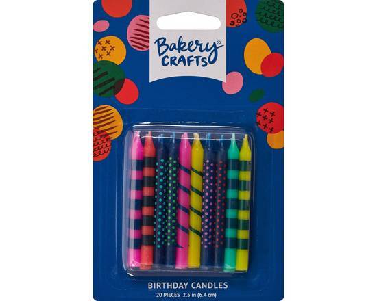 Order Bright Stripes & Dots Candles food online from Sweet Cakes store, Brentwood on bringmethat.com