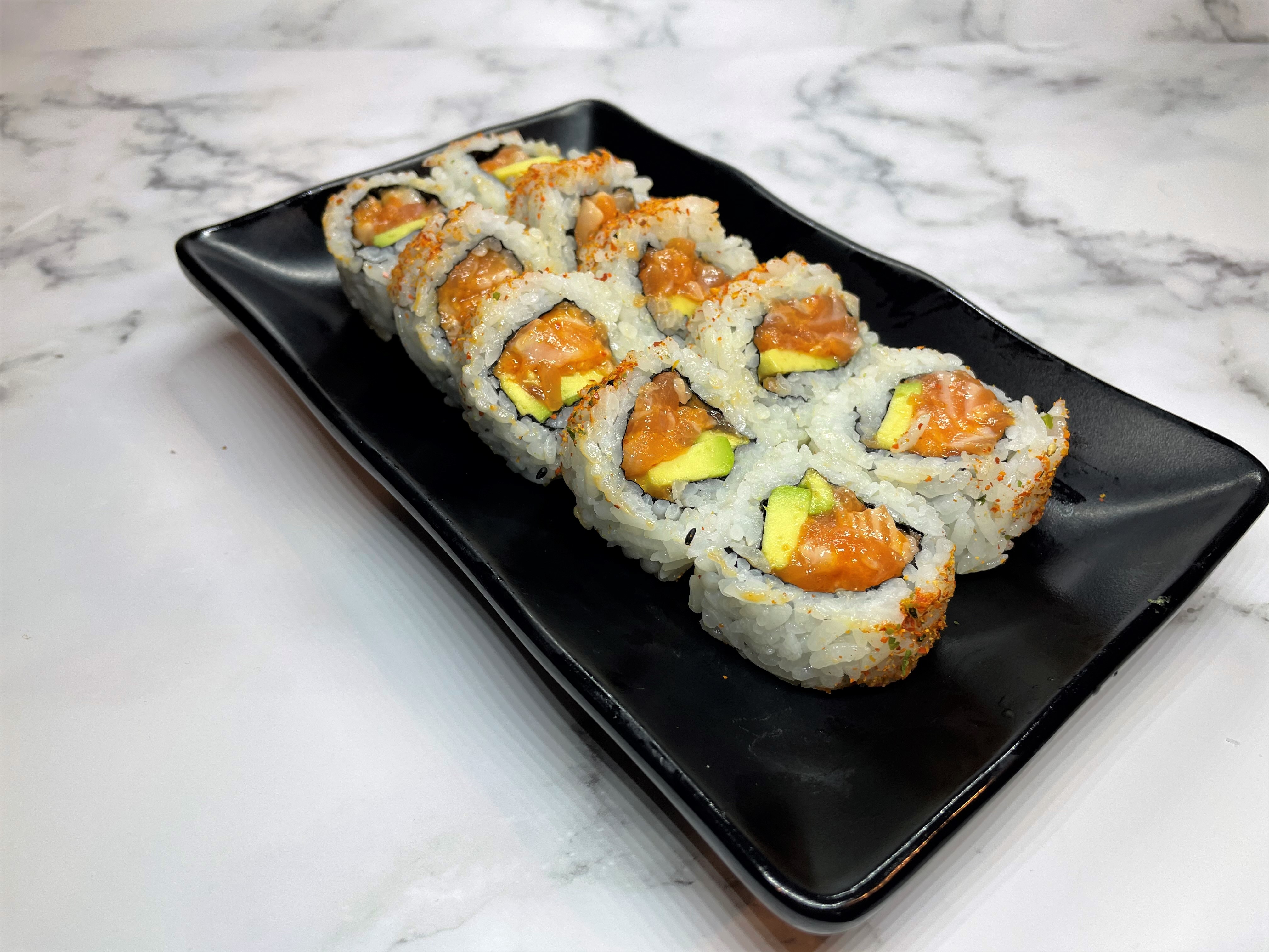 Order Spicy Salmon Roll food online from Izakaya Hi store, Houston on bringmethat.com