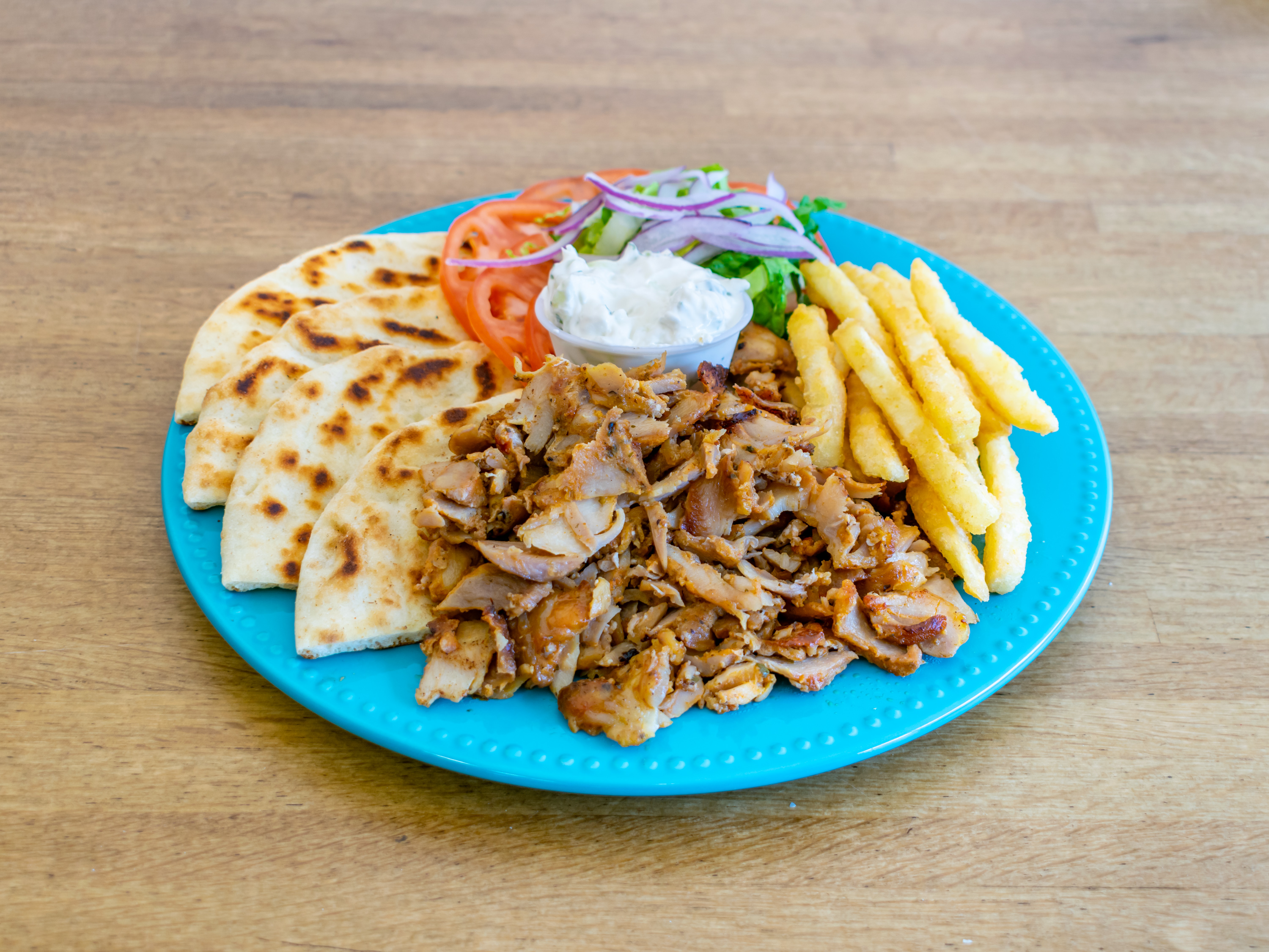 Order CHICKEN GYRO PLATTER food online from Valley Fresh store, West Orange on bringmethat.com