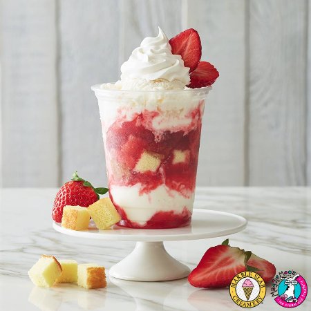 Order Strawberry Shortcake food online from Marble Slab Creamery Inc store, New Braunfels on bringmethat.com