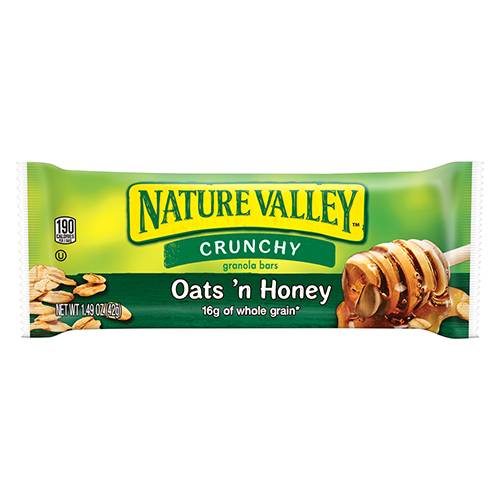 Order Nature Valley Oats and Honey Granola Bar - 1.49 oz Bar/Single food online from Bottle Shop & Spirits store, Los Alamitos on bringmethat.com