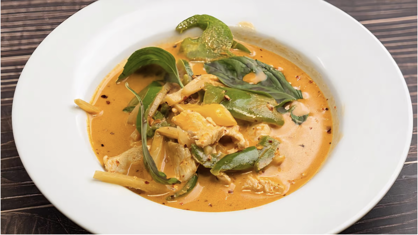 Order E3. Gang Panang (Famous Thai Curry) food online from Pad Thai store, Chino Hills on bringmethat.com