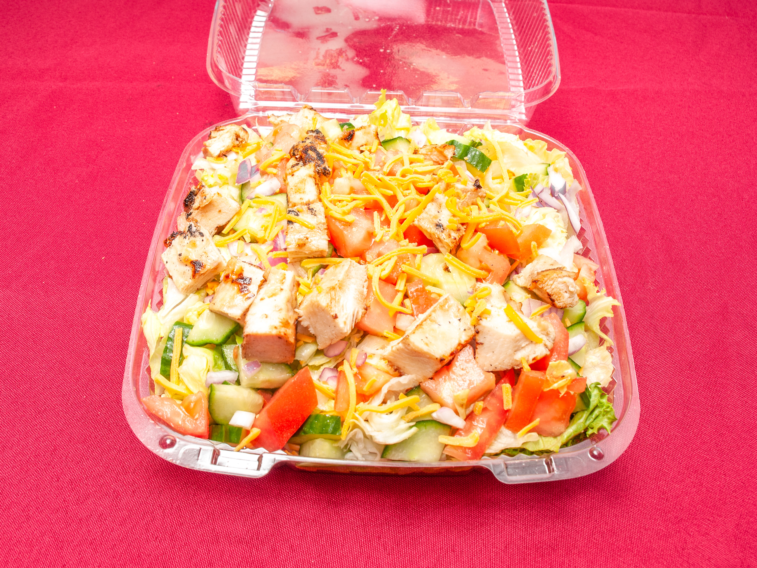 Order Grilled Chicken Salad food online from Manhattan Deli II store, Fayetteville on bringmethat.com