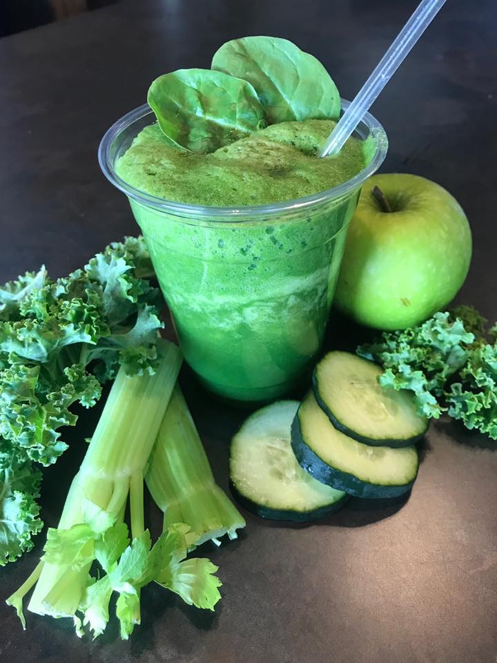 Order True Green Smoothie food online from ParaVida Wellness store, Victoria on bringmethat.com