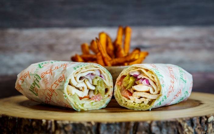Order Grilled Chicken Wrap food online from Holy Schnitzel store, New York on bringmethat.com