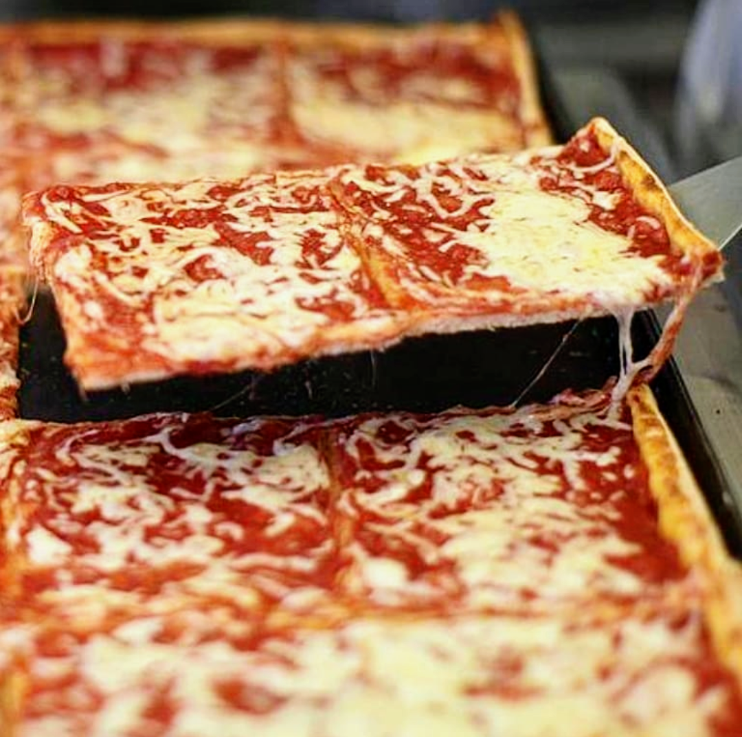 Order Plain Cheese Pizza Slice food online from Tripoli Pizza & Bakery store, Methuen on bringmethat.com