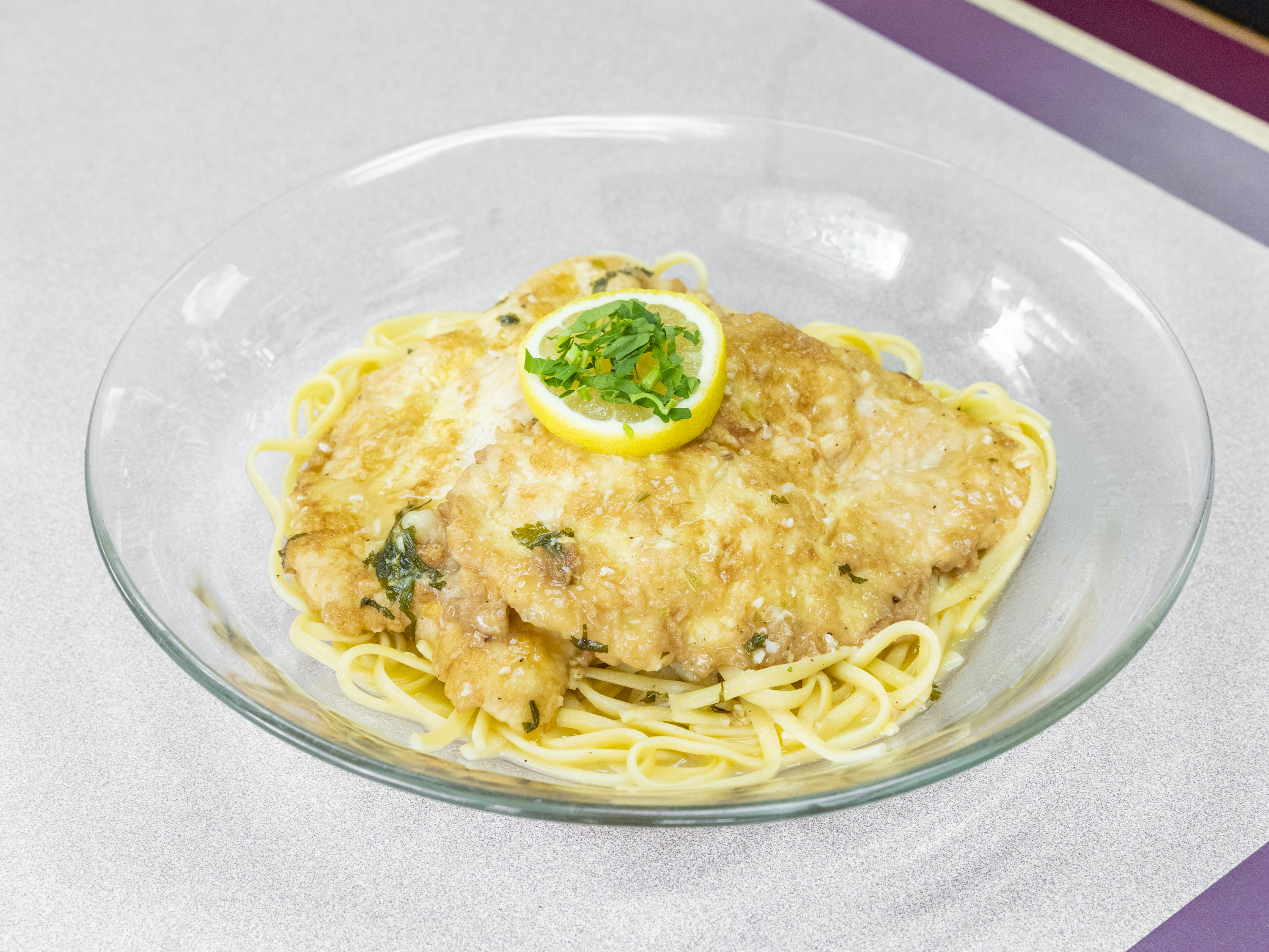 Order Chicken Francese food online from Toscana Pizzeria store, Audubon on bringmethat.com