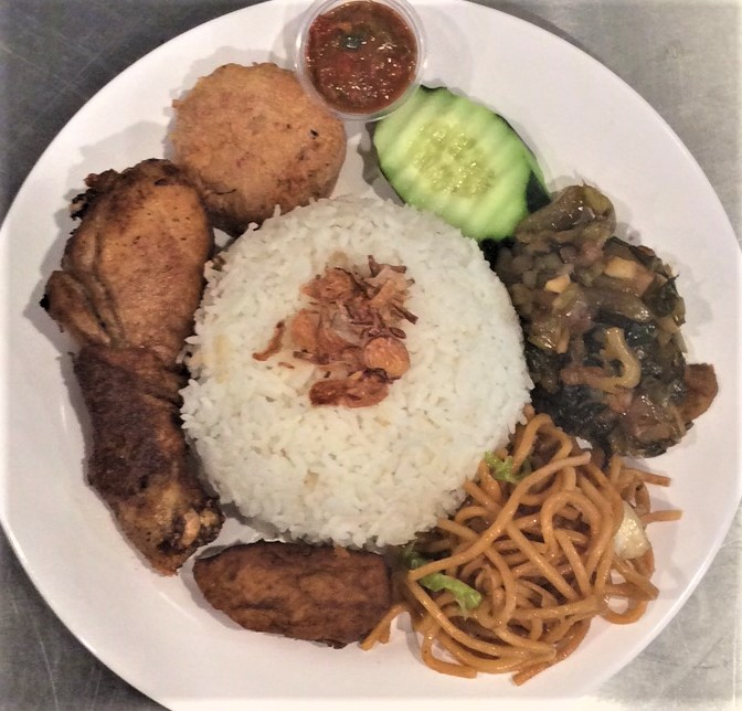 Order Nasi Campur food online from Sunny Express store, South El Monte on bringmethat.com
