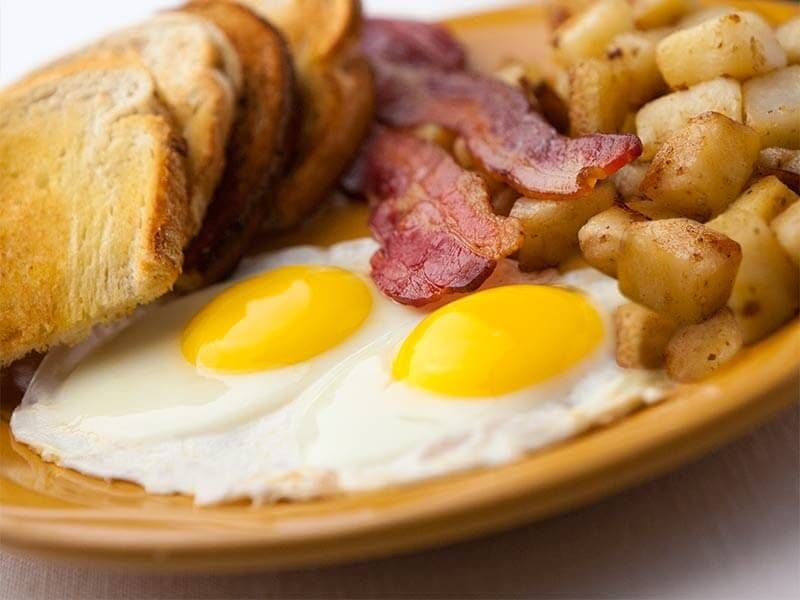 Order Two Eggs & Home Fries Breakfast food online from Rockridge Cafe store, Oakland on bringmethat.com