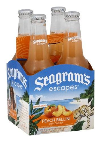 Order Seagrams Peach Fuzzy Navel - Pack Of 4 food online from Red Roof Market store, Lafollette on bringmethat.com
