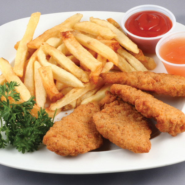 Order 4 Pieces Chicken Strips and Fries food online from Shawarmaholic store, Toledo on bringmethat.com