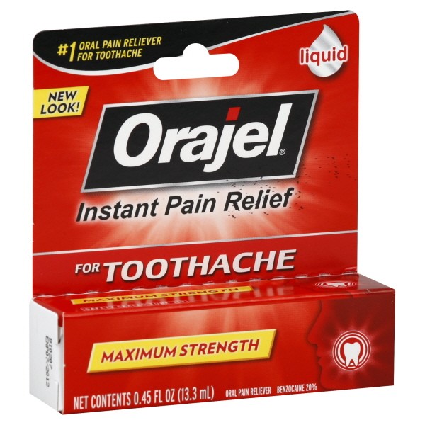 Order Orajel Instant Pain Relief, Maximum Strength - 0.45 oz food online from Rite Aid store, REEDLEY on bringmethat.com