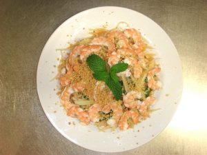 Order 21. Green Papaya Salad with Shrimps food online from Saigon nites store, Scottsdale on bringmethat.com