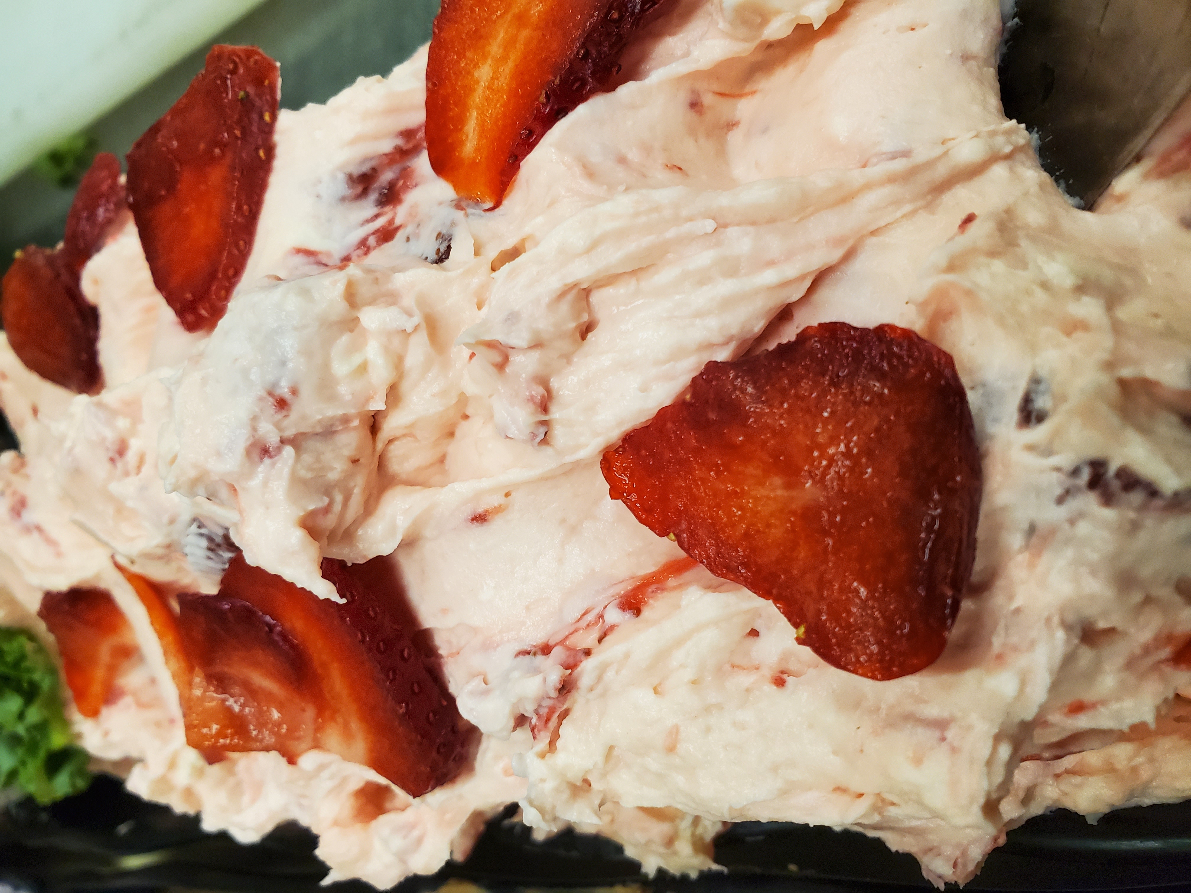 Order 1/2 lb. Strawberry Cream Cheese food online from East Northport Bagel Cafe store, East Northport on bringmethat.com