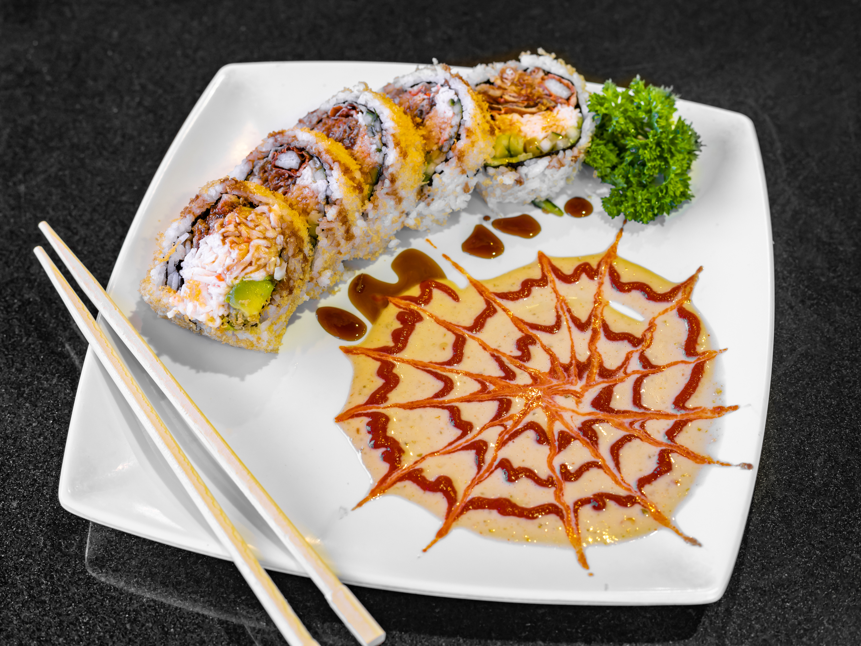Order 27. Spider Roll food online from Love Oasis store, Hesperia on bringmethat.com
