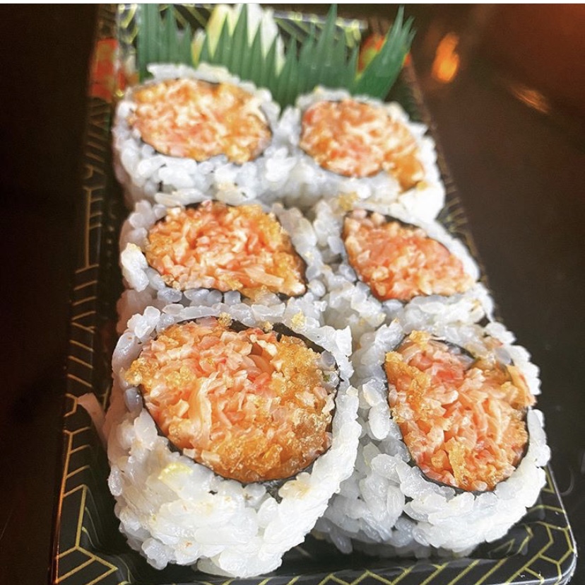 Order J46a. Spicy Crab Meat Roll food online from Fu Ji Restaurant store, Stamford on bringmethat.com