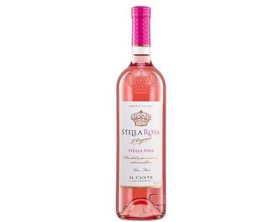 Order Stella Rosa Stella Pink Rosé Wine - 750ml Bottle (5%ABV) food online from Windy City Liquor Market store, El Cajon on bringmethat.com
