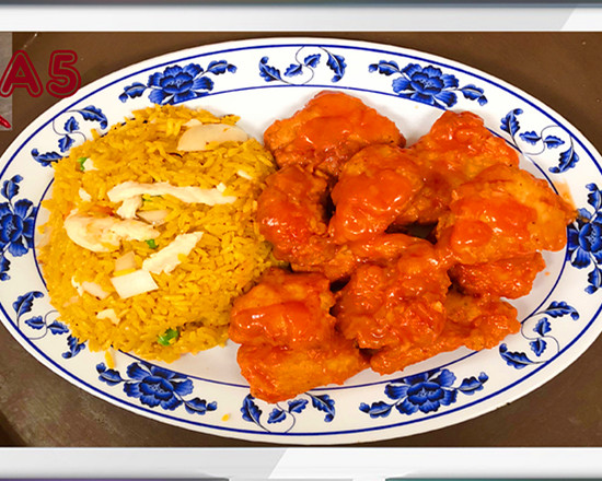 Order A5. Boneless Buffalo Wings food online from Red Apple Chinese Restaurant store, Waterloo on bringmethat.com