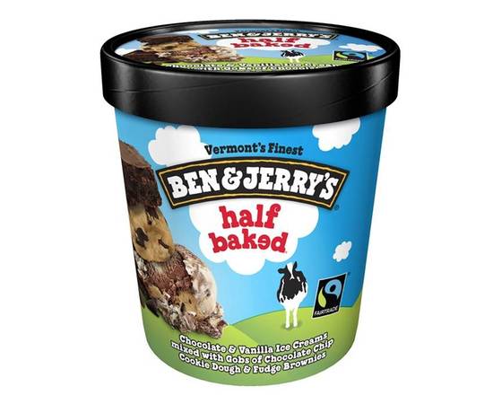 Order Ben & Jerry's Pint - Half Baked food online from Pink Dot Logan Heights store, San Diego on bringmethat.com