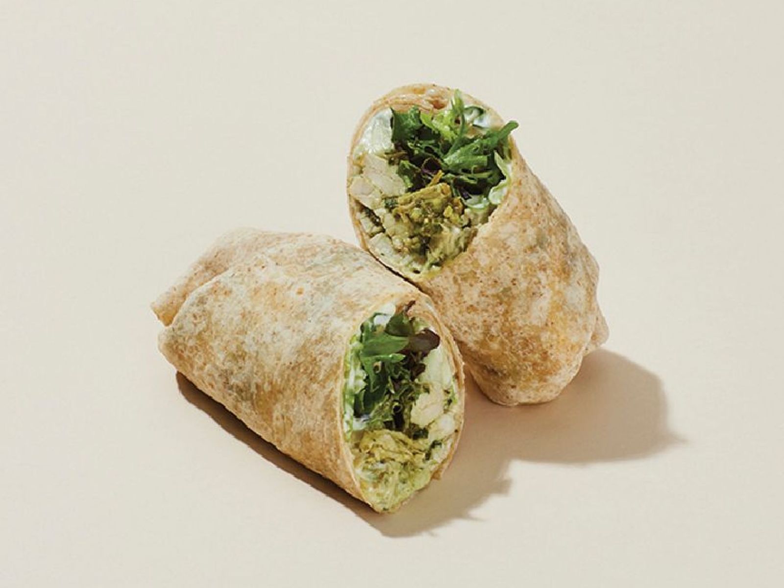Order Green Goodness Chicken Wrap food online from Pret A Manger store, New York on bringmethat.com