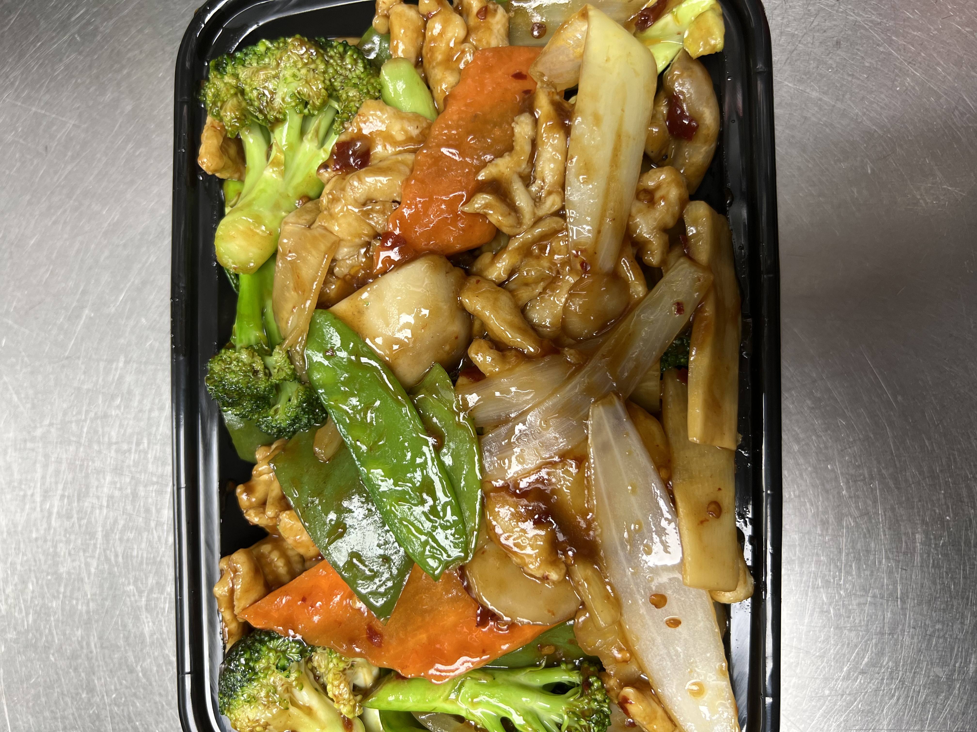 Order 62. Szechuan Chicken food online from King Chef Chinese Restaurant store, West Haven on bringmethat.com