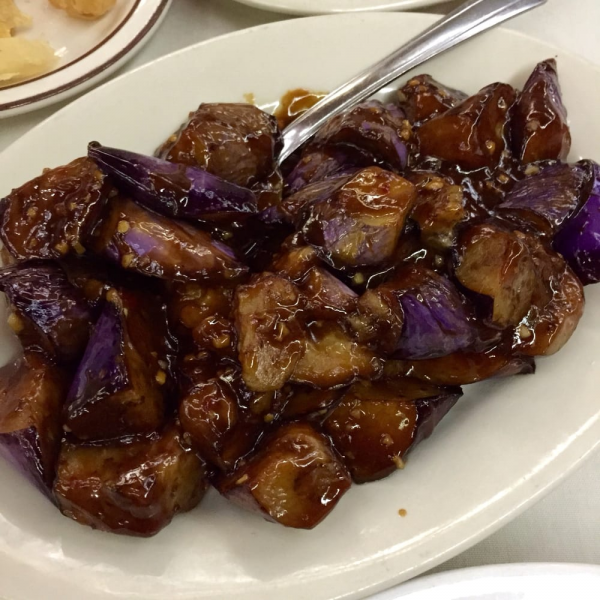 Order 2. Eggplant with Brown Sauce food online from Great Wall Chinese Restaurant store, Reseda on bringmethat.com